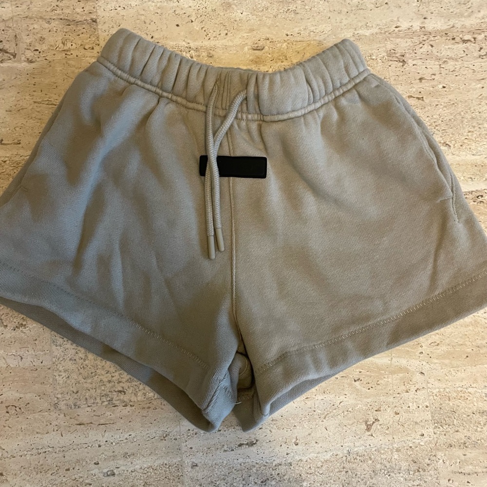 Fear of God Essentials Kids Athletic Shorts in Gray